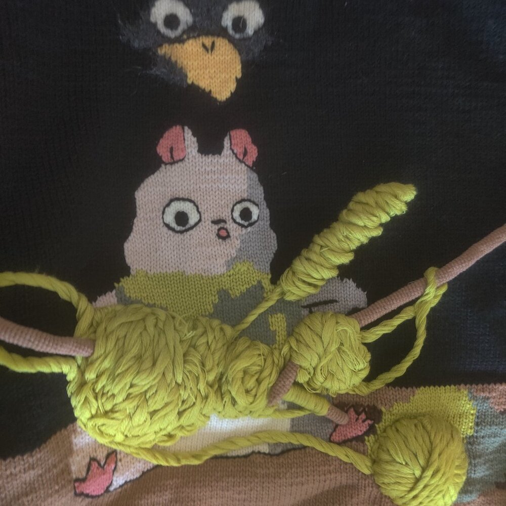 Loewe Studio Ghibli sweater size XL New oversized fit - Picture 2 of 5